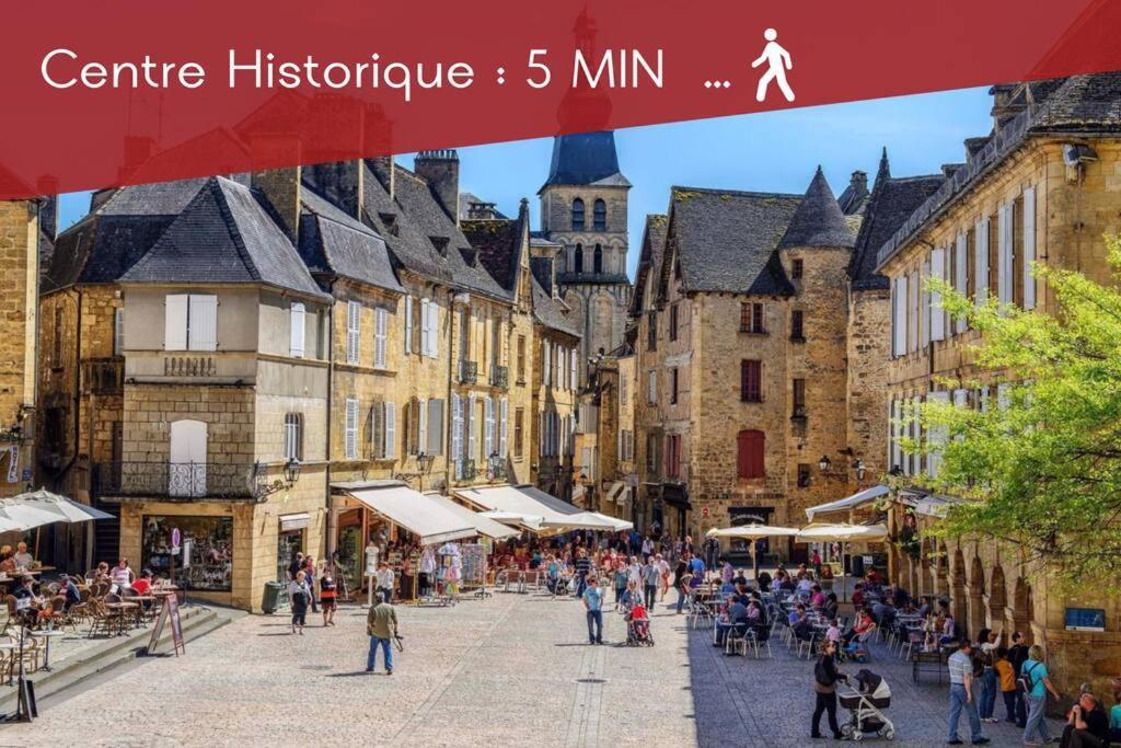 La Regate Avec Jaccuzi A 50 M Du Centre Historique Sarlat-la-Canéda Exterior foto